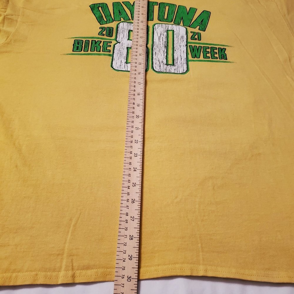 Daytona Beach 2021 80,  Bike Week. Short sleeve T-shirt 100% cotton. Size 2X. - Picture 11 of 11